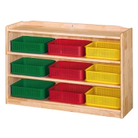 [삼성교구] 고무 삼단 바구니장