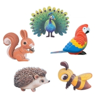 팝피 입체만들기 숲속동물 5종세트