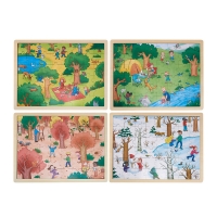 사계절 퍼즐4종세트