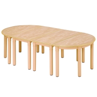 [삼성교구] 고무무늬 안전책상 (베이지) 53cm