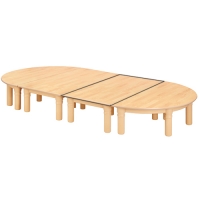 [삼성교구] 자작무늬 안전 영아책상 (베이지) 사각책상 낱개 23cm