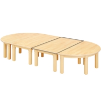 [삼성교구] 자작무늬 안전책상 (베이지) 사각책상 낱개 29cm