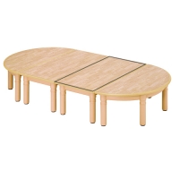 [삼성교구] 고무무늬 안전책상 (베이지) 사각책상 낱개 29cm