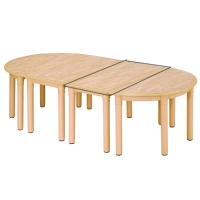 [삼성교구] 고무무늬 안전책상 (베이지) 사각책상 낱개 53cm