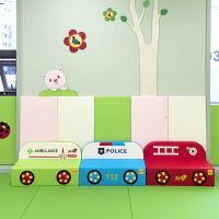 교통안전 활동세트-대형 3개세트 (교통기관 소프트스툴)