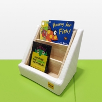 코코 3단 안전책장 (고무나무 책장포함)