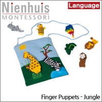 [NIENHUIS MONTESSORI] 핑거퍼펫 비밀주머니(정글)