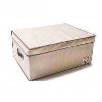 [20개 선착순 50% 할인 판매] 아이보리 부직포수납함 (48x39x20.5cm)