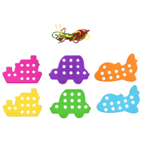 소프트 탈것 실꿰기6p (교구바구니 포함)