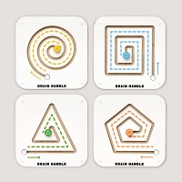 [브레인핸들] 그림 그리기-싱글 도형 4종세트