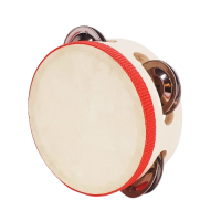 라인 가죽 탬버린 4인치
