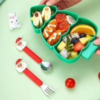 트리3단 접시 수저포크세트