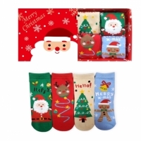 눈꽃 산타양말4종