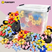 NEW 기관용 와플 꼬마 사각 블럭 1140p (바퀴 20p)