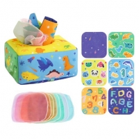 레인보우 티슈 촉감놀이