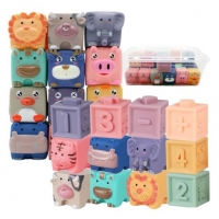 소프트 동물 도형 블럭 24p