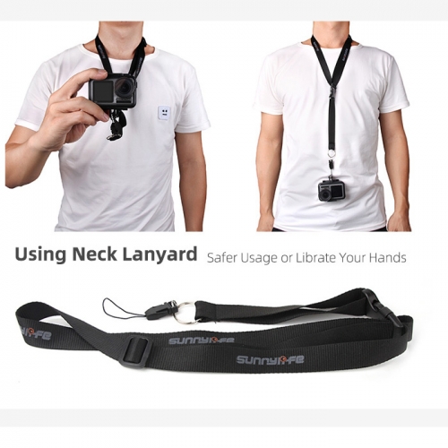 [공식수입원] 오즈모 액션 넥 랜야드 목걸이 목스트랩 Sunnylife Neck Lanyard Anti-Drop Strap For OSMO Action & OSMO Pocket,etc