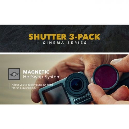 오즈모액션 셔터 3팩 시네마필터 Osmo Action Shutter
