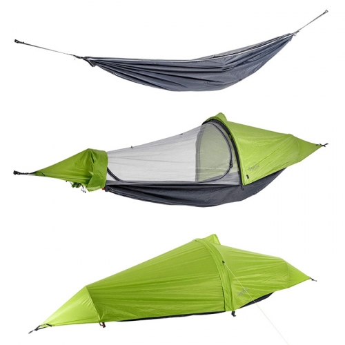 오스트리아수입 플라잉텐트 해먹텐트 캠핑 해먹 비비텐트 판초우의 flying tent All-in-ONE Hammock Tent Bivy Tent