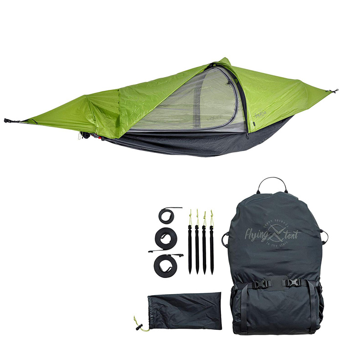 오스트리아수입 플라잉텐트 해먹텐트 캠핑 해먹 비비텐트 판초우의 flying tent All-in-ONE Hammock Tent Bivy Tent