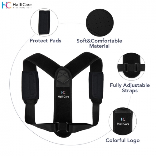 [공식수입원]뉴디자인 바름자세교정벨트 어깨펴기 Hailicare Clavicle Posture Corrector Belt