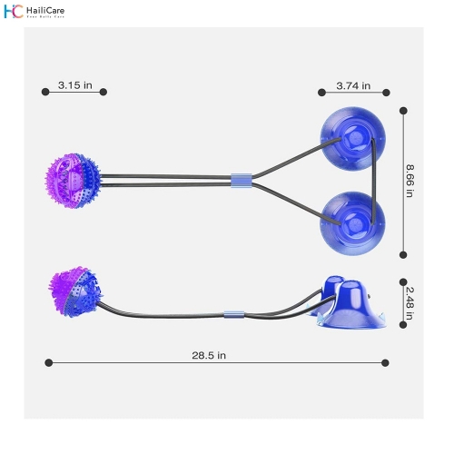 [공식수입원]애완견 물어뜯기 장난감 어금니 치아청소 건강 토이 놀이 Multifunction Pet Molar Bite Toy