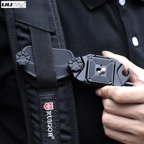 [공식수입원]카메라 백팩클립 어댑터 마운트 클램프 거치대 UURig Camera Backpack Clip