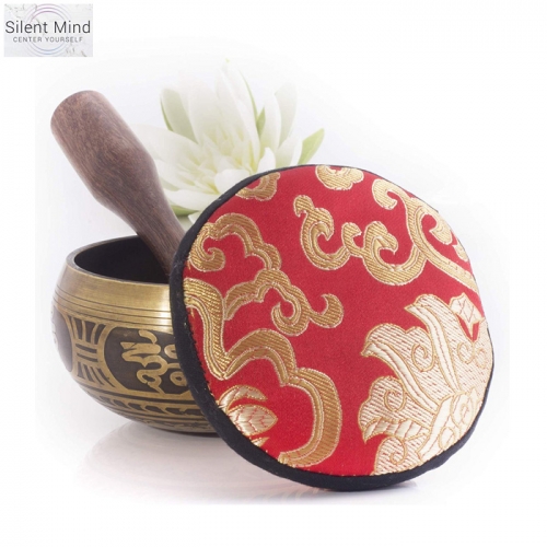 Silent Mind Tibetan Singing Bowl Set Made in Nepal