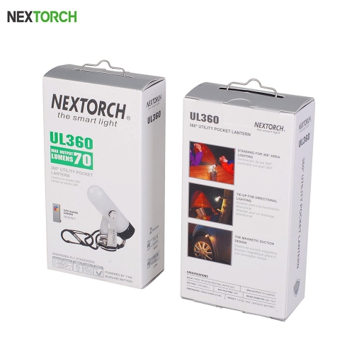 [공식수입원]UL360 포켓랜턴 캠핑 비상용 360도 자석식 NEXTORCH Pocket Lantern