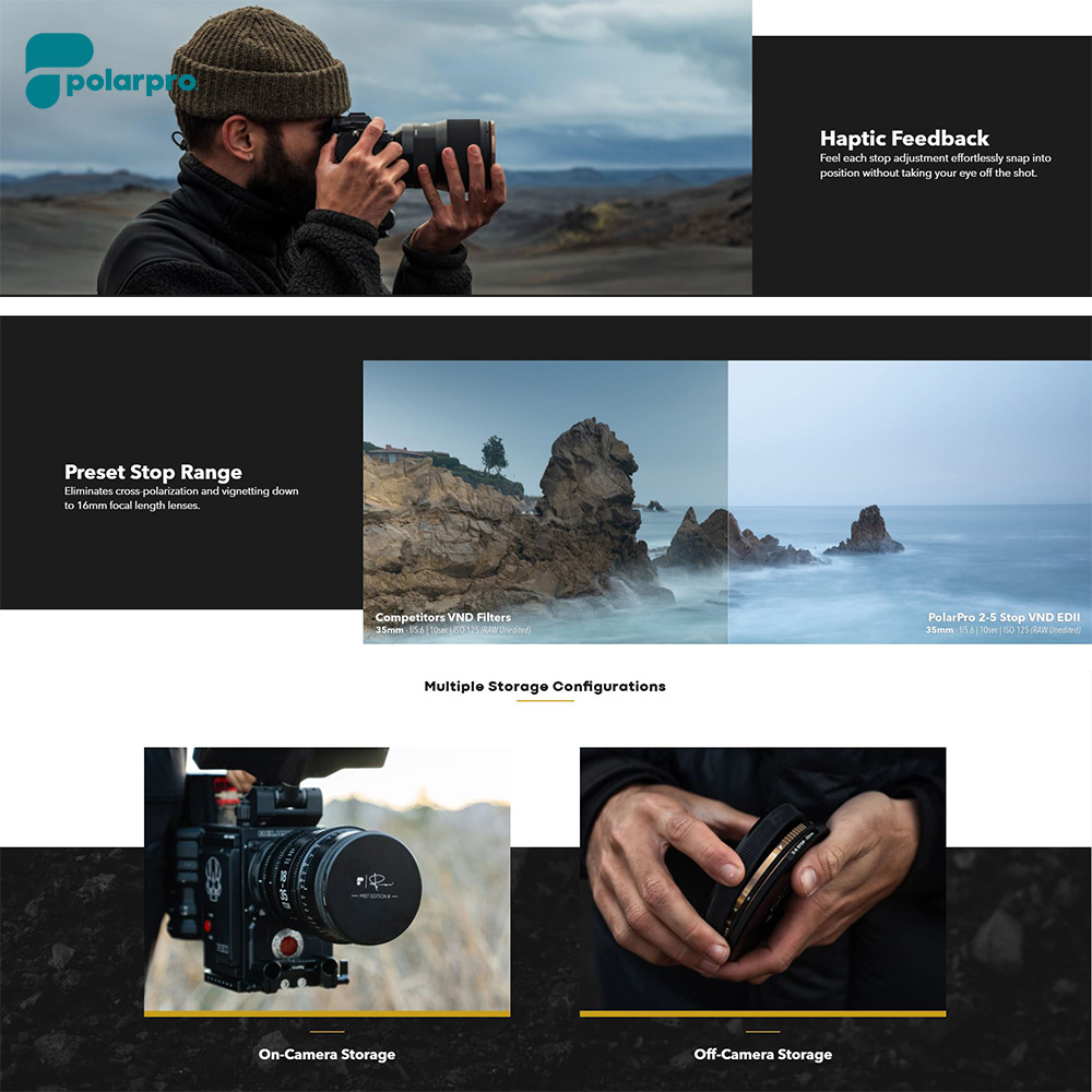 [공식수입원]폴라프로 피터매키넌 미스트에디션2 PolarPro Variable ND + Mist Edition II