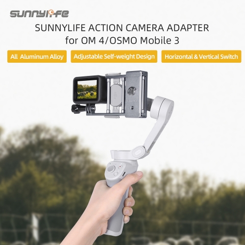 [공식수입원]OM4 액션캠 거치하는 어댑터 거치대 스위치마운트 Universal action camera adapter