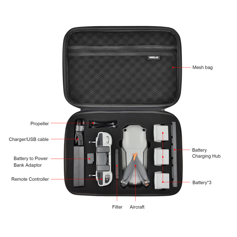 STARTRC DJI Air 2S 휴대용 케이스 가방 에어2S 드론