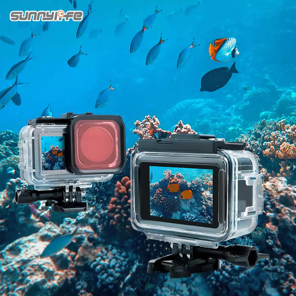 오즈모 액션3  방수케이스 + 레드필터 OSMO Action 3 Waterproof Case & Red Filter