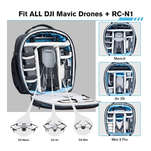 드론백팩 가방 매빅 미니 에어2 시리즈 DJI Drone + RC-N1 Backpack