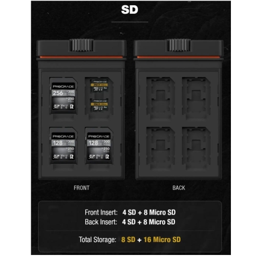 폴라프로 슬레이트2 SD CFexpress 메모리 카드 케이스