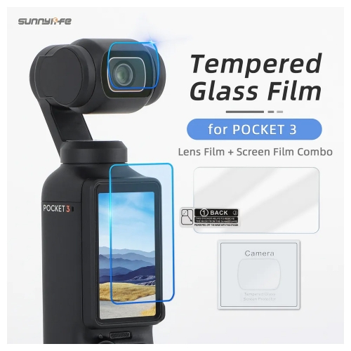 Osmo Pocket 3 렌즈+스크린 보호필름 오즈모 포켓3 필름