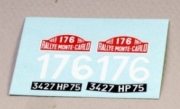 [사전 예약] RTk24/422 1/24 Citroën ID 19 1ere Monte-Carlo 1959, Coltelloni/Alexandre Decal for Ebbro