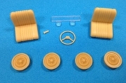[사전 예약] RTk24/427 1/24 Citroen Méhari, Upgrade pour base Heller (sieges, phares, roues, volant) for Heller