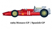 K156 1/20 312F1-69 Spain & Monaco GP Model Factory Hiro