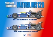 [사전 예약-수량이 매우 적습니다] K409 1/20 Matra MS120 ver.A 1970 Rd.3 Monaco GP #9 H.Pescarolo