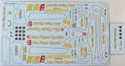 [사전 예약] E833 1/20 Lotus 79 JPS decal for Tamiya