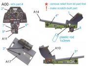 [사전 예약] QDS-48253 1/48 P-51D 3D-Printed & coloured Interior on decal paper (Tamiya) (small version)