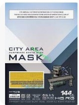 [사전 예약] D10008 1/144 CITY AREA Ver. CUSTOMIZE SCENE BASE DIE-CUT FLEXIBLE MASKTHE DIE-CUT MASK FOR CUSTOMIZE SCENE BASE 06 OF BANDAI SCALE 1/144 KIT