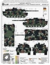 [사전 예약] D35012 1/35 ARMOURED CORPS TRAINING CENTRE BUNDESWEHR MUNSTER GERMAY 2015 LEOPARD 2 A7 MAIN BATTLE TANK DIE-CUT FLEXIBLE MASK & IMPROVE APPEARANCE TO  MENG TS-027