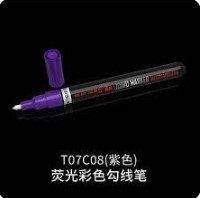 [사전 예약] T07C08 Fluorescent color penetrant line pen(purple)