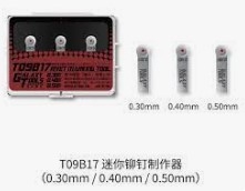 [사전 예약] T09B17 Mini rivet tool （0.30mm、0.40mm、0.50mm）