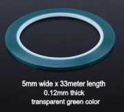 [사전 예약] A109 Green transparent 5MM engraved tape