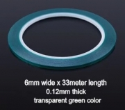 [사전 예약] A110 Green transparent 6MM engraved tape