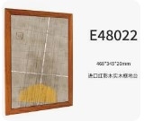 [사전 예약] E48022 Imported red shadow wood solid wood frame Display （Hangar entrance apron）