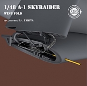 [사전 예약] 4810 1/48 A-1 Skyraider wing fold /w metal gun barrels for Tamiya